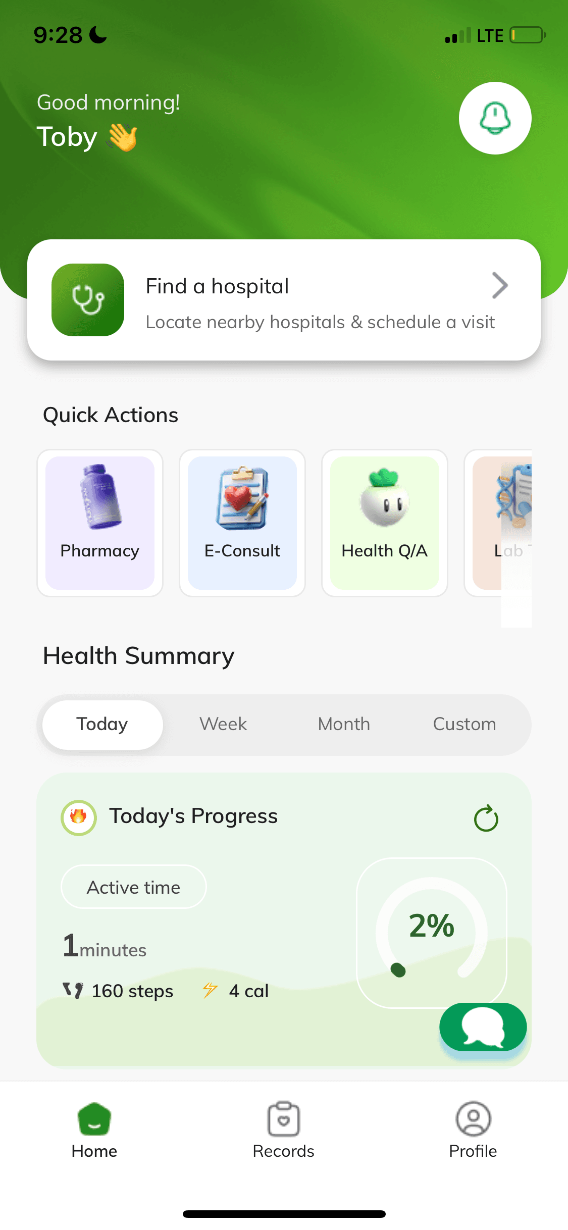 App demo placeholder